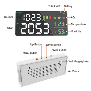 Wifi Wall-mounted Carbon Dioxide <b>Detector</b> Noise Meter Industrial Grade <b>Water</b> Level Sensor Professional Quality - Product Image 2