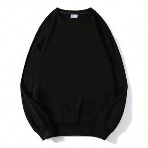 Cotton Crewneck Custom Casual Oversize Crew Neck Long Sleeve Plain <b>Drop</b> Shoulder Pullover Sweatshirts - Product Image 5