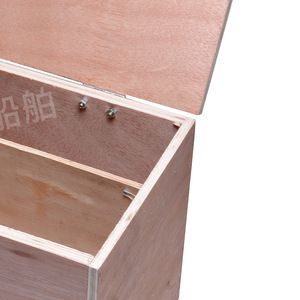 HF-232094 Wooden <b>Storage</b> <b>Box</b> With Metal Latch <b>Lockable</b> Rectangle Plywood Household Use - Product Image 3