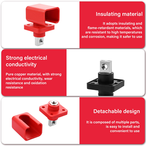 Cao hiện tại năng lượng mới treo tường thiết bị đầu cuối Pin Lithium đồng liên hệ với vật liệu góc bên phải nylon kết nối cho kết nối - Product Image 3