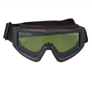 Kit de lunettes de soleil tactiques balistiques DFSG102 pour activités de plein air, lunettes de sport Air Soft en noir, gris clair, jaune avec matériau supérieur en daim - Product Image 1