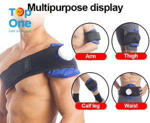 Cinturón Elástico de Compresión con Gel Frío/Caliente, Ajustable y Reutilizable, de Spandex/Nylon, para Alivio de Lesiones en Cuerpo, Lumbar y Rodilla - Product Image 2