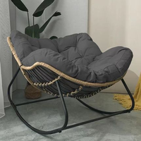 Fauteuil inclinable moderne en rotin pour l'extérieur pour la maison bureau chambre appartement salle à manger balcon salon pour les loisirs paresseux