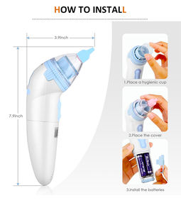 Aspirador <span class=keywords><strong>nasal</strong></span> elétrico para bebês, produto de limpeza de nariz para adulto - Product Image 4