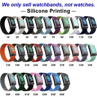 Bracelet de montre en silicone imprimé lumineux personnalisé BEEFLYPOWER, motif horloge, résistant à la transpiration, pour Whoop 5.0/5.0MG