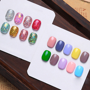 Ailanuo 15มล. ชุดเคลือบทอง24สียาทาเล็บเจลวีแกนและปลอดสารพิษ DIY-ขวด - Product Image 1