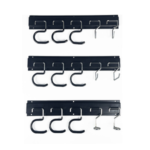 Kit d'organisation d'outils <span class=keywords><strong>de</strong></span> jardinage - Panneau à fentes en métal avec 15 crochets pour les passionnés et les propriétaires - Product Image 5