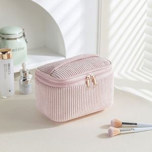 Ensemble de sacs de voyage cosmétiques portables grande capacité en gros, nouveau set de quatre pièces pour femmes, sac de rangement de maquillage de style moderne pour filles - Product Image 6