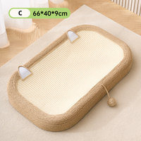 Vente en gros Grande planche à gratter universelle pour chat Sisal Arbre à chat griffoir résistant à l'usure Nid intégré Bassin à griffes pour chat