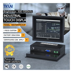 Tkun công nghiệp 6-6.4 inch nhúng cảm ứng điện dung màn hình <span class=keywords><strong>LCD</strong></span> Màn hình 12-24V HD dp/USB giao diện 4:3 khía cạnh tỷ lệ mới - Product Image 1