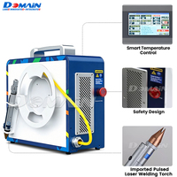Soudeuse laser QCW portative MINI pour tôles métalliques, soudage par points de précision et signalétique