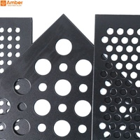 Tôle d'aluminium perforée sur mesure à haute ouverture, à petits trous hexagonaux, pour le refroidissement des racks de serveurs et les grilles d'enceintes
