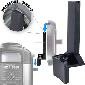 Couvercle et repose-cuillère économiseur d'espace chaud 2020 accessoires compatibles avec la poignée de friteuse à Air de l'<span class=keywords><strong>autocuiseur</strong></span> <span class=keywords><strong>Foodi</strong></span> - Product Image 2