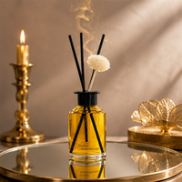 Diffuseur de parfum d'ambiance de luxe à bâtonnets pour femme, avec huiles essentielles naturelles, idéal pour l'inauguration de maison ou un anniversaire
