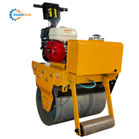 Mini compacteur vibrant à tambour unique de rouleau de route pour le terrain de cricket 500kg