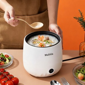 หม้อหุงข้าวไฟฟ้าขนาด 1.8 ลิตร ฝาแก้ว ตัวเครื่องพลาสติก ควบคุมด้วยระบบกลไก ใช้ในบ้านอเนกประสงค์ เหมาะสำหรับหอพักนักศึกษา ประหยัดพลังงาน - Product Image 1