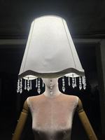 Costume de scène sexy pour chanteuse, chapeau de lampe de table, tenue de performance, vente chaude