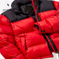 Manteau d'hiver pour homme en duvet d'oie de haute qualité, imperméable et léger, avec col montant.
