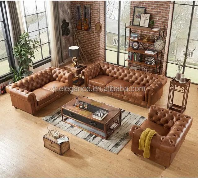 Italien polster gebogene chaise lounge 100% top full grain leder beheizte verwendet arabischen antiken sofa 3 sitzer leder sofa