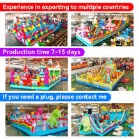Castillo Inflable Comercial para Exteriores con Tobogán, Trampolín para Niños, Casa de Brinco de PVC, Alquiler para Fiestas y Parques de Diversiones