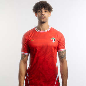 Uniforme de Fútbol Personalizado 2024 de Alta Calidad, 100% Poliéster, con Logotipo, Nombre y Número Impresos por Transferencia Térmica, Diseño para Club Nacional de Sudán - Product Image 4