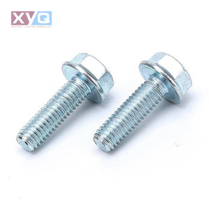 Perno hexagonal dentado con brida DIN 6921 Placa métrica de zinc de grado 8,8 Totalmente roscada - Product Image 4