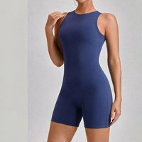 Haut de sport sans manches pour femme, effet seconde peau, ajusté, pour yoga, entraînement et course à pied