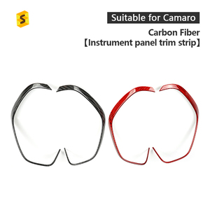 Shasha accessoires en Fiber de carbone intérieur tableau de bord bande décorative pièce d'auto pour <span class=keywords><strong>Camaro</strong></span> 2016 <span class=keywords><strong>2022</strong></span> 2023 - Product Image 5