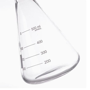 Fiaschi triangolari marroni e trasparenti e fiaschi conici per il laboratorio - Product Image 2