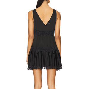 Vestido Mini Negro con Encaje para Mujer 2026, Estilo Coquette Oscuro, Gótico, Grunge, para Fiesta, Directo de Fábrica OEM/ODM - Product Image 4