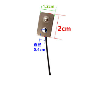Sonde de température NTC pour four à friture sans huile, diamètre 0,4 cm, longueur de fil 14,8 cm, sonde en acier inoxydable - Product Image 2
