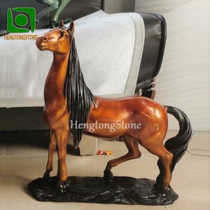 Décoration de table de Style chinois, petite <span class=keywords><strong>Sculpture</strong></span> de cheval en Bronze Antique, vente en gros - Product Image 5