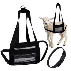 Bolsa de pesaje para mascotas, ajustable, de nailon, para animales pequeños, perros, terneros, con diseño de cuerda de seguridad - Product Image 4
