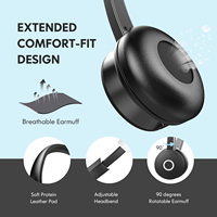 OEM Großhandel 3,5 mm USB-Kopfhörer Kabelgebundenes Headset mit Mikrofon ENC Geräuschunterdrückung Telefon-Headsets für Call-Center