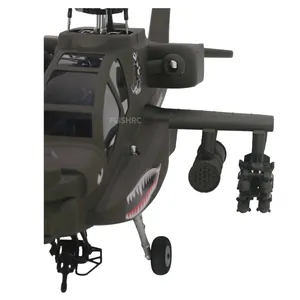 FLISHRC Roban AH-64 Apache Green 500 Tamaño Escala Helicóptero Cuatro Palas de rotor GPS con control de vuelo L7 BNF - Product Image 4