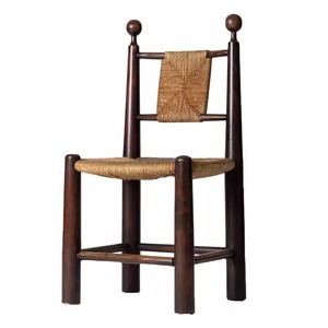 <span class=keywords><strong>Chaise</strong></span> <span class=keywords><strong>de</strong></span> salle à manger <span class=keywords><strong>en</strong></span> bois massif <span class=keywords><strong>de</strong></span> style rétro français Design moderne pour la maison Petit appartement restaurant B & B hôtel Corde arrière pour la cuisine - Product Image 4