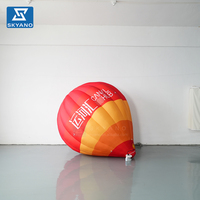 Modèle de montgolfière publicitaire gonflable personnalisé pour la promotion d'événements commerciaux en extérieur, accessoire de décoration gonflable pour espace d'accueil