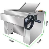 Nouvelle machine de pressage et de pétrissage de pâte en acier inoxydable 304 pour usage commercial, idéale pour les nouilles, les pains vapeur et les raviolis