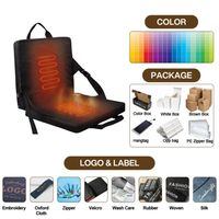 Kursi Lipat Berpemanas Mydays Tech dengan Sandaran untuk Berburu, Berkemah, Memancing, dan Acara Olahraga