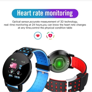 Reloj Inteligente 119 Plus para <span class=keywords><strong>Hombre</strong></span>, Monitor de Ritmo Cardíaco, Presión Arterial, Resistente al Agua IP67, Deportivo, <span class=keywords><strong>Redondo</strong></span>, Monitor de Actividad Física para Mujer, Reloj Inteligente - Product Image 3
