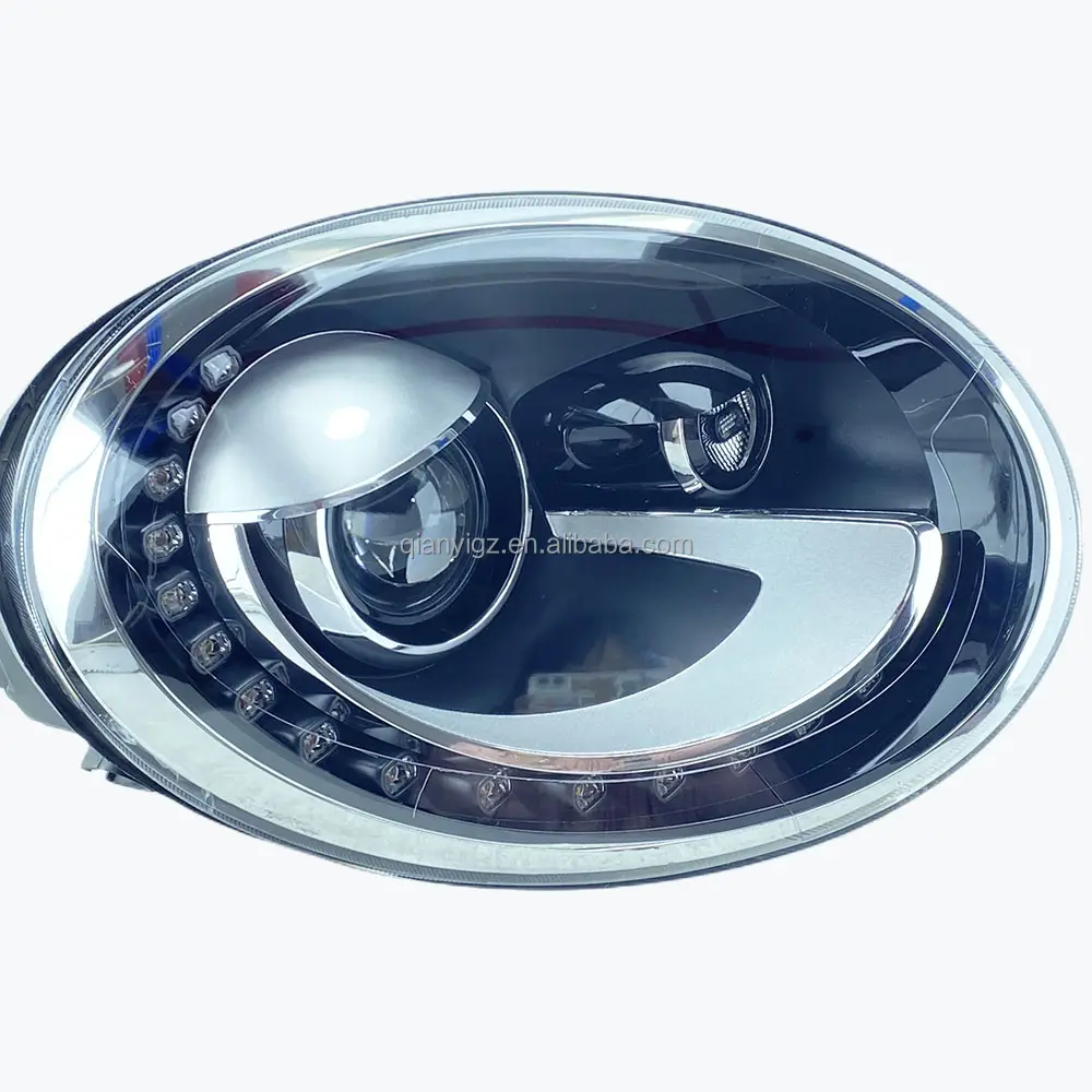 Volkswagen Beetle için far LED gözyaşı göz günışığı HD Xenon projektör lazer far gerçek İkinci el aksesuarları