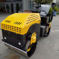 Mini-compacteur vibrant autoporté pour asphalte, idéal pour les espaces de travail étroits et la compactation des bords