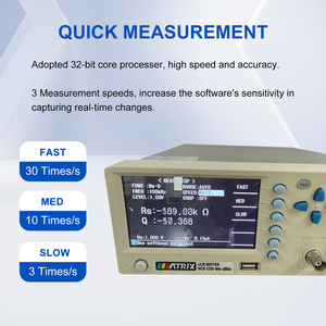 มิเตอร์ LCR ตั้งโต๊ะแมทริกซ์ MCR5200ความแม่นยำสูงช่วงความถี่40Hz ถึง200kHz ความแม่นยำ0.1% วัดค่าอินดักแตนซ์/คาปาซิแตนซ์/ความต้านทานได้ - Product Image 5
