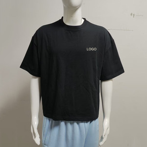 เสื้อยืดผู้ชายคอกลมผ้าคอตตอนทรงหลวมแนวสตรีทสำหรับฤดูร้อน - Product Image 1