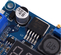 Rcnun — convertisseur de tension DC, régulateur avec affichage LED, voltmètre, 4.0 ~ 40 à 1.3-37V, adaptateur Buck, alimentation réglable