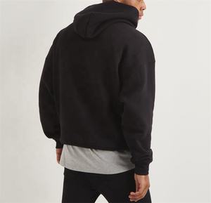 เสื้อฮู้ดโอเวอร์ไซส์สุดหรูสำหรับฤดูใบไม้ผลิมีฮู้ดผ้าคอตตอนแบบปรับแต่งได้สำหรับผู้หญิงและผู้ชาย - Product Image 4