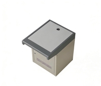 Console de surveillance, modèle standard monoplace, poste de travail central incurvé sur mesure 600*900*750mm pour centres de commandement