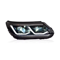 Phare avant de voiture pour Tiguan 2013-2017, projecteur LED DRL, lentille dynamique, accessoires automobiles