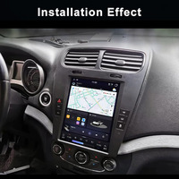 Système multimédia stéréo de navigation GPS Android 4G BT de style Tesla 9,7 pouces, autoradio pour Dodge Journey 2012~2020