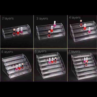 Multicouche et Multifonction Support de Vernis À Ongles Acrylique Ménage Maquillage Porte-Outil Organisateur Cosmétique Vernis À Ongles Étagère De Rangement